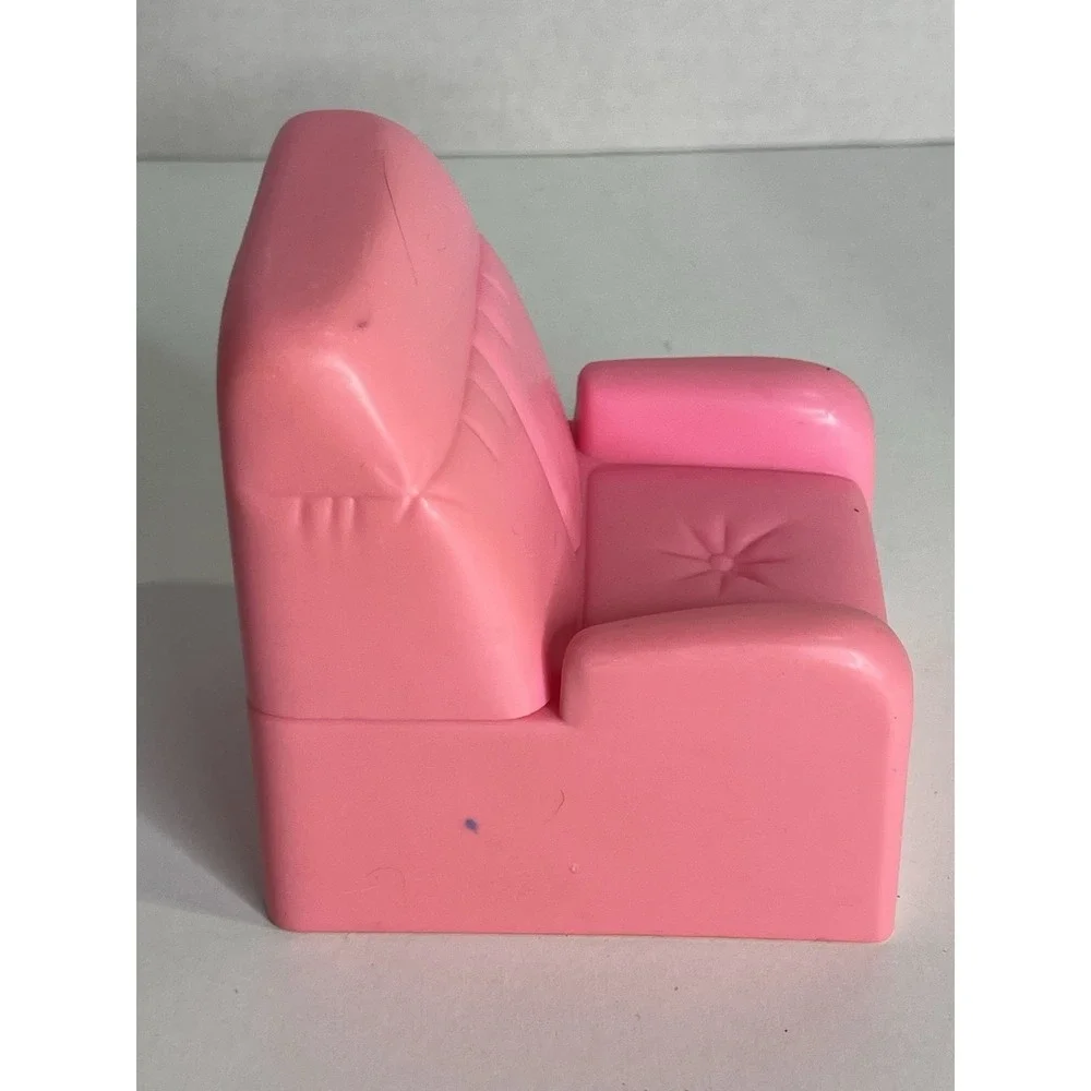 Vintage Pink 90s Barbie Doll‎ Furniture Armchair 1994 Mattel Play Set Decor Toy